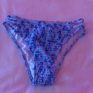 Target Blue Patterned Bikini Bottom